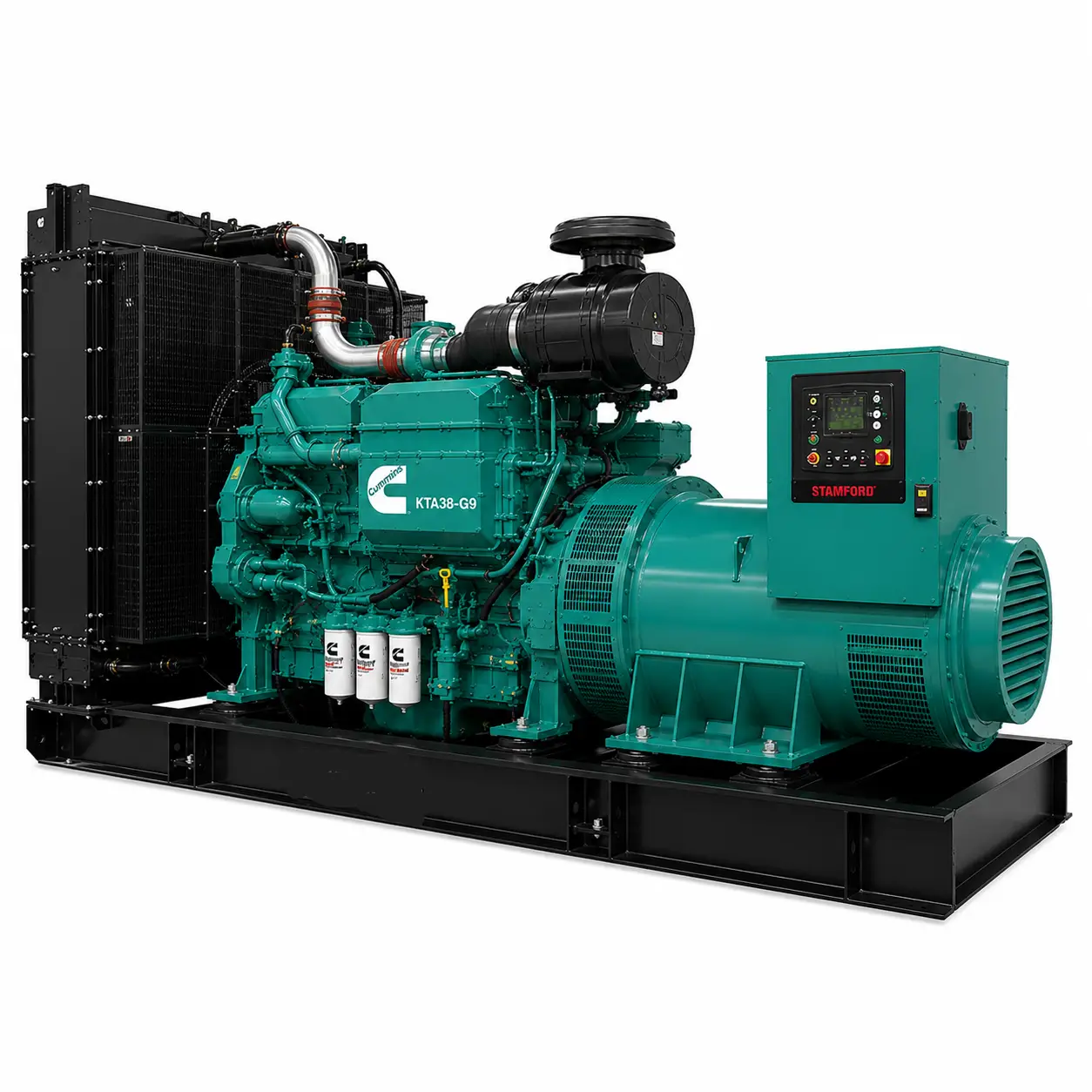 دیزل ژنراتور 1400 کاوا کامینز KTA50-G3 با آلترناتور استمفورد S6L1D-H41